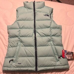 North face women’s vest - green